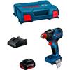 Bosch Avvitatore a massa battente BOSCH GDX 18V-200 1 x 4,0 Ah + GAL18V-20 + L-Case)