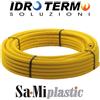 SAMI PLASTIC TUBO MULTISTRATO GAS RIVESTITO GIALLO ROTOLO Ø16-20-26-32 DA 50 MT PEX AL PEX