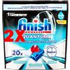 Finish 2 X Finish Tabs Pastiglie Lavastoviglie 20 Pz. Quantum Ultimate Napisan