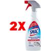 Smac 2 X Smac Anticalcare 650 Ml. Trigger Spray Igienizzante Scioglicalcare Splendore