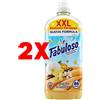 Fabuloso 2 X Fabuloso Ammorbidente 1900 Ml. Concentrato 86 Lavaggi Vaniglia e Orchidea