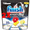 Finish 2 X Finish Tabs Pastiglie Lavastoviglie 20 Pz. Quantum Ultimate Limone
