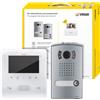 Vimar KIT VIDEOCITOFONO MONOFAMILIARE VIMAR 7558/E MONITOR VV BIANCO PULSANT.1300 NEW