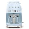 Smeg Macchina caffè americano 10 tazze 50 STYLE Azzurro DCF02PBEU 1050W
