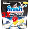 Finish 3 X Finish Tabs Pastiglie Lavastoviglie 20 Pz. Quantum Ultimate Limone