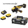 DEWALT DCG409VSP2 smerigliatrice 18v brushless 125mm 3000/9000giri 2x5ah tsta...
