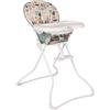Graco - Snack N' Stow Seggiolone pappa - leggero, pieghevole e compatto, da circa 6 mesi a 3 anni max. 15 kg, fantasia Playtime