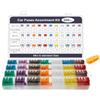 AiQInu Fusibili Auto Assortiti Kit 300Pcs, 160 Fusibili Mini+90 Fusibili Medio+50 Micro Fusibile+1 Estrattori per Fusibili per Auto/Moto (2A 3A 5A 7.5A 10A 15A 20A 25A 30A 35A 40A),12v-32v