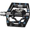 Funn Mamba S Pedali MTB Clipless, Pedali MTB a Clip Singola Face, Compatibili con Spd Spd, Pedali per Bici con Asse CrMo da 9/16 Pollici per MTB/BMX/Ciclismo Ghiaia (Grigio)