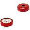 FIRST4MAGNETS Magnet Expert® NPA16 (re) -80 16 mm dia un tipo neodimio pot rosso (confezione da 80)