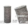 G PORTA OMBRELLI 50CM CERAMICA STILE ARTE TONDO STUDIO COLORE GRIGIO