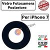 n.1 VETRINO VETRO LENTE FOTOCAMERA POSTERIORE PER IPHONE 7 CAMERA