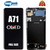 Samsung A71 A715F DS Display OLED ORIGINALE FULL SIZE Touch Schermo FRAME Nero