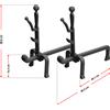LUNAWAY CAST IRON Alari in Ghisa x Camino | Sostegno legna | Migliora tiraggio cappa + Dimensioni