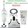 Vorwerk ASPIRAPOLVERE VORWERK FOLLETTO VK200 COMPLETO NUOVO BATTITAPPETO EB420S HD65