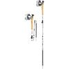 LEKI Cross Trail FX Superlite - Bastoncini compact, 100-120 cm, colore: Bianco menta/Nero