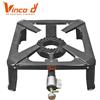 VINCO FORNELLONE A GAS GPL IN ACCIAIO CM.40 X 40 CON BRUCIATORE GHISA 8 KW VINCO