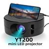Proiettore LED HD 4K YT200, 1500 lumen, Android, home cinema, portatile, esterno