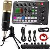 Omnitronic Attrezzatura DJ F998, microfono, scheda audio, mixer vocale, kit console studio