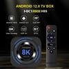 Box Decoder Transpeed Android 12 TV H618 8K 4K WiFi BT Media Player 2G16G