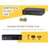 Trevi Decoder digitale terrestre Trevi HE 3368 nuovo DVB T2 HEVC usb hdmi scart HD