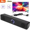Soundbar per PC altoparlante Bluetooth cablato e Wireless Soundbar, TV