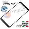 VETRO VETRINO GLASS FRONTALE SAMSUNG GALAXY A6 Plus SCHERMO RIGENERAZIONE