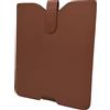 Custodia per iPad 1 2 3 a Sacchetto Universale Marrone - Verticale Senza Fori