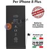BATTERIA PER APPLE IPHONE 8 PLUS 2691mAh A1864 A1897 A1898 PARI ALL'ORIGINALE