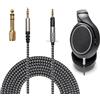 Nylon Cable For Sennheiser HD560S HD598 HD598SE HD598SR HD599 HD558 HD518 6.5ft