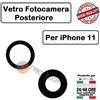 LENTE FOTOCAMERA POSTERIORE VETRO PER APPLE IPHONE 11 VETRINO