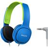 PHILIPS AUDIO Shk2000Bl/00 Cuffie Per Bambini Over Ear Limite Di Volume Di 85 Db