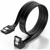 Simpletek Cavo Sata Angolare 90° Hdd Odd Ssd Hard Disk Disco Rigido Angolo Lettore Nero_