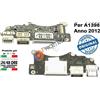 USB CARD PER Apple MACBOOK Pro A1398 Late 2012 820-3071-A SD READER