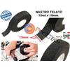 NASTRO ADESIVO ISOLANTE IN TELA TELATO IGNIFUGO 15mm X 15 mt PROTEZIONE CABLAGGI