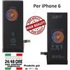 BATTERIA RICAMBIO COMPATIBILE PER APPLE IPHONE 6 6G da 1810mAh