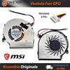 MSI Ventola Fan GPU VGA MSI GE62VR GE72VR GP62M MS-16J9 MS-1799 (Versione 4 PIN)