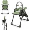 Kinderkraft Tummie - Seggiolone Pappa 4+ Mesi Reclinabile Pieghevole Green Kinderkraft