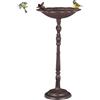 Grande Fontana per Uccelli, a Colonna, Da Giardino, Vaschetta per Uccelli Selvat