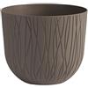 Vaso Plastecnic rotondo da esterno interno vasi in plastica per piante fiori