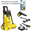 Lavor Idropulitrice Ad Acqua Fredda Ninja Plus 130 Con Lavapatio Spazzola e Dete