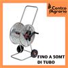 avvolgitubo da giardino carrello manuale con ruote in plastica art.210 50 mt