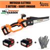 Valgarden Motosega elettrica a batteria da potatura elettrosega potatore elettrico 21V