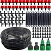 Kit Irrigazione a Goccia Giardino Automatico con Gocciolatori Regolabili e Tubo