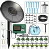 Kit Irrigazione Solare Fai-da-Te a Goccia 15m per Giardino Serra Balcone