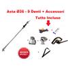 amc Asta Tagliaerba Ø26 - 9 denti Decespugliatore Rasaerba Tagliabordi Giardinaggio