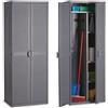 GENSINI MOBILE ARMADIO RESINA PORTASCOPE ESTERNO PORTA SCOPE BALCONE STILE RATTAN GRIGIO