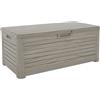 FRASCHETTI Baule Cassapanca Resina, Contenitore Multiuso Porta Cuscini,Giardino 147x72x60H