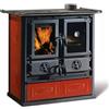 La Nordica Extraflame CUCINA A LEGNA LA NORDICA + EXTRAFLAME "ROSETTA LIBERTY" BORDEAUX 7,9 KW