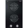 Senza Marca/Generico De'Longhi NSL 230 NC piano cottura Nero Da incasso 30 cm Gas 2 Fornello(i)